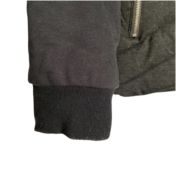 Boundless North Faux Shearling Hooded Storm Jacket Heather Charcoal NWT - Picture 7 of 12